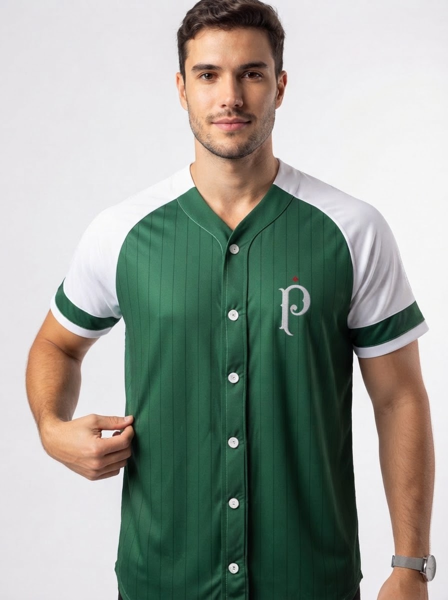 Camiseta Palmeiras Baseball III Men's - [Slim Fit]