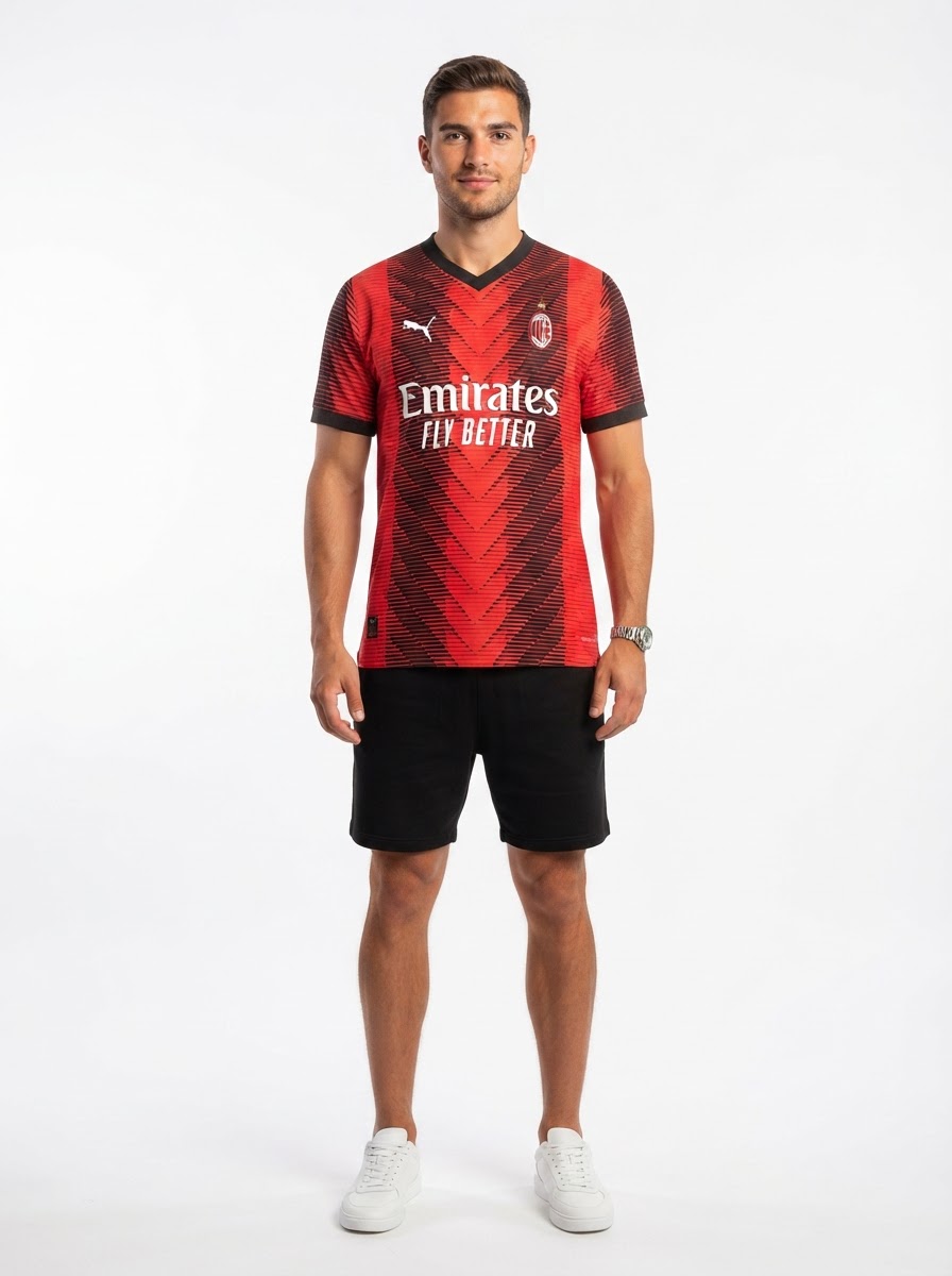 AC Milan 23/24 I Home Jersey - Player Version - Slim Fit