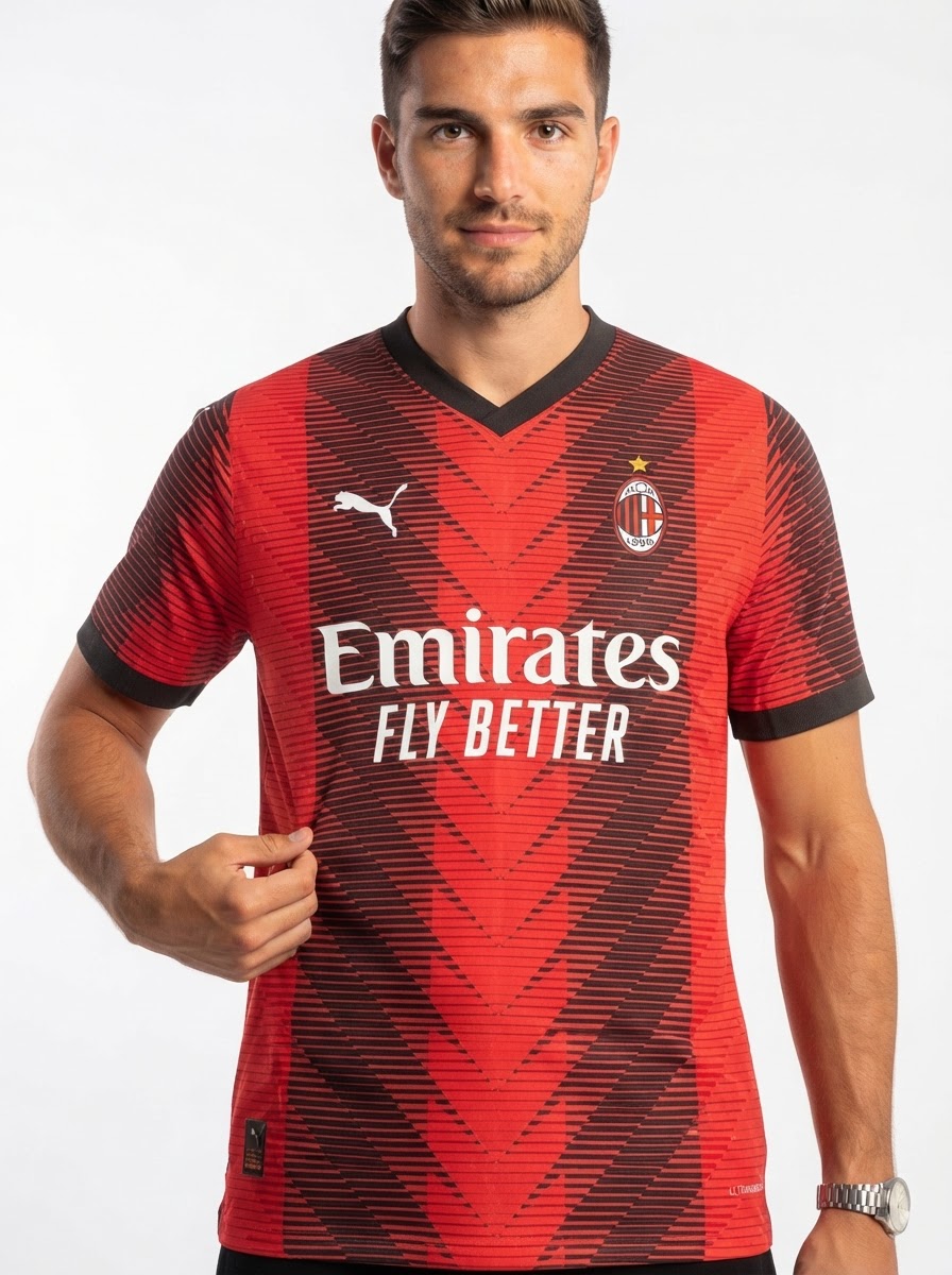 AC Milan 23/24 I Home Jersey - Player Version - Slim Fit
