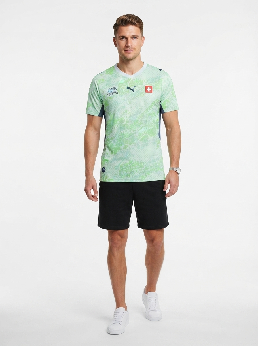 Switzerland Away Soccer Jersey World Cup 2026 - Fan Version