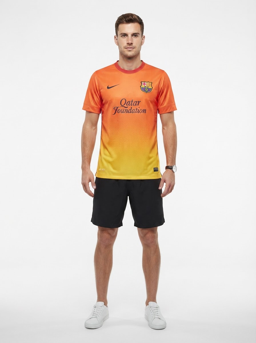Barcelona 12/13 II Away Jersey - Retro Version