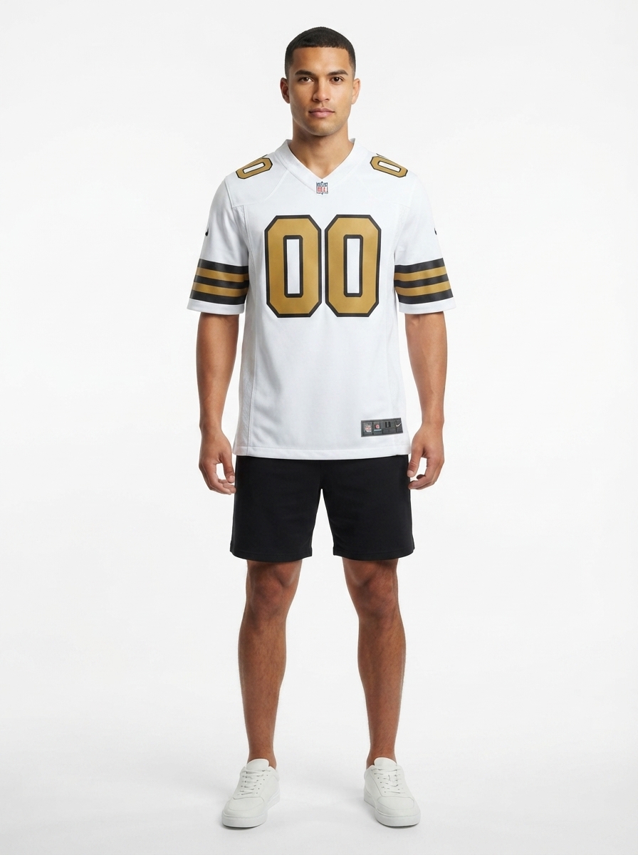New Orleans Saints - Alternate Custom Game Jersey - White