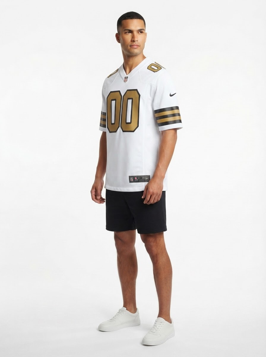 New Orleans Saints - Alternate Custom Game Jersey - White