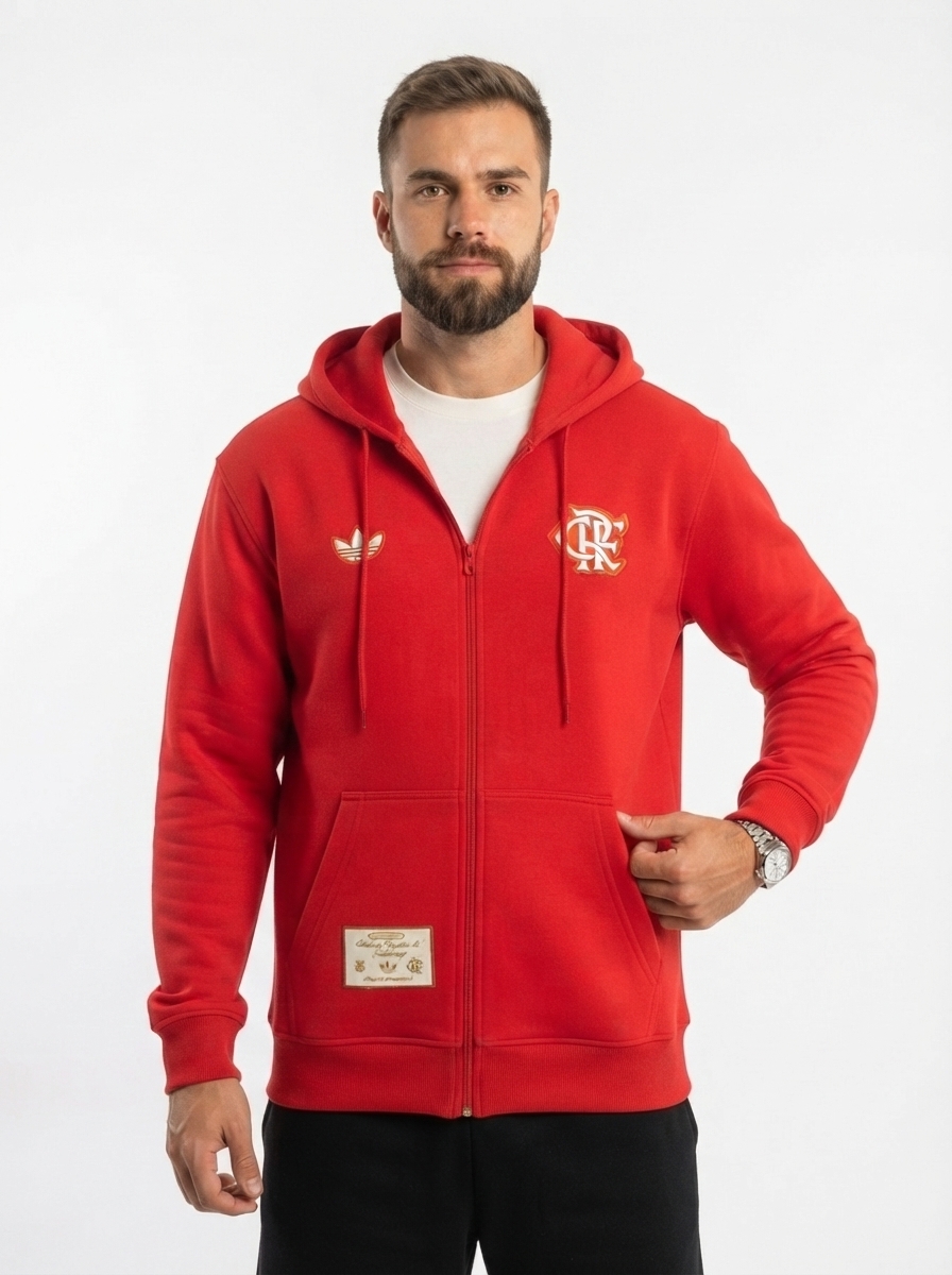 Moleton Flamengo Vermelha - Originals