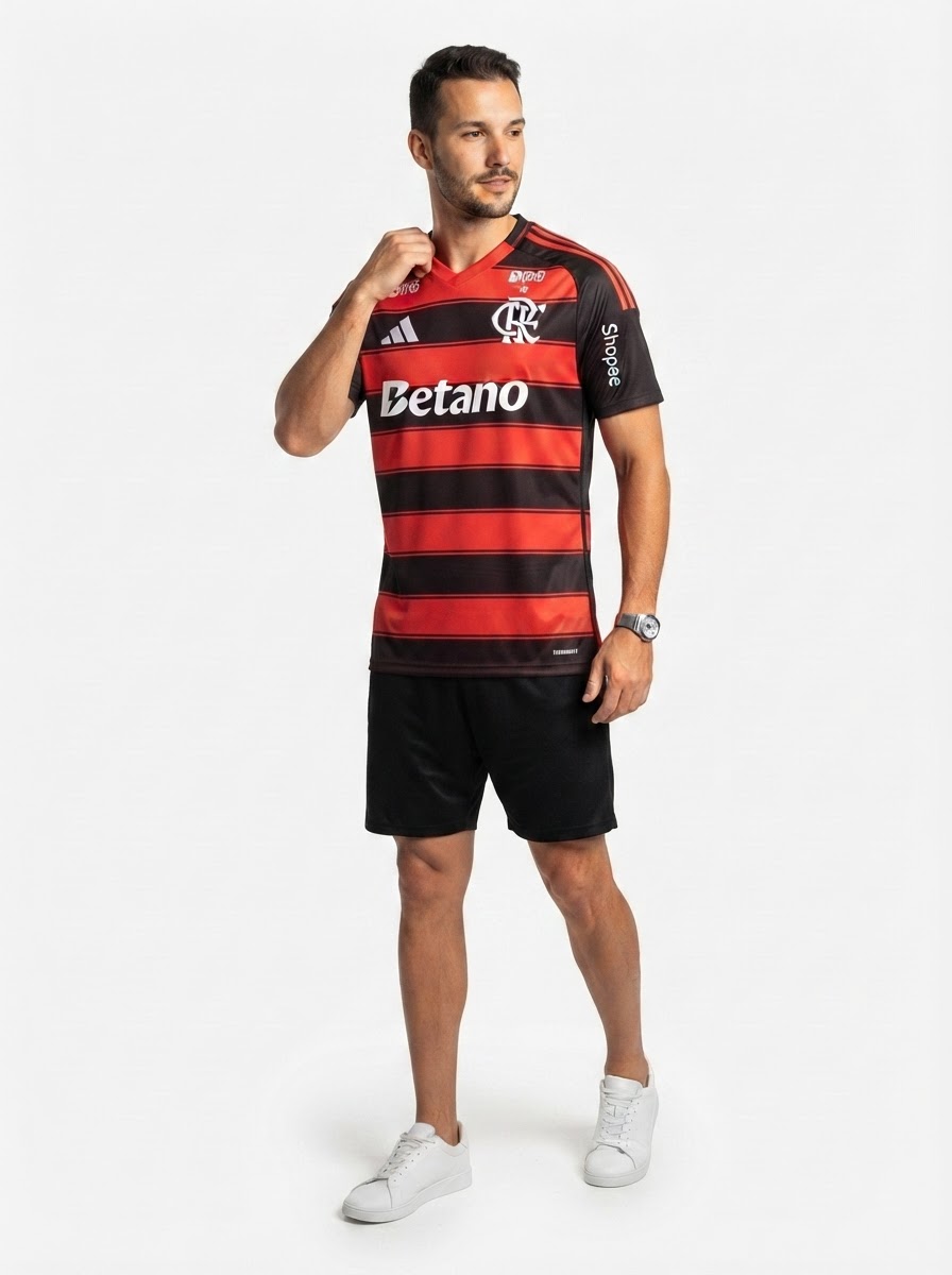 Jersey Flamengo 2025/26 I with Sponsors Betano