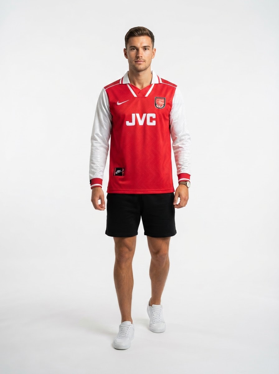 Arsenal 96/97 I Home Jersey - Long Sleeve Retro Version