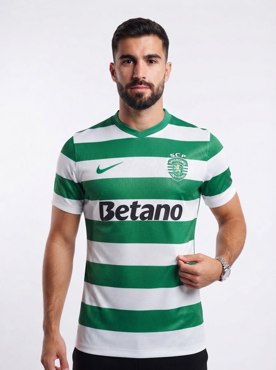 Sporting CP 2025/26 Home Jersey Player Version - Authentic Player [Slim Fit] Player [Slim Fit] Player [Slim Fit] Slim Fit