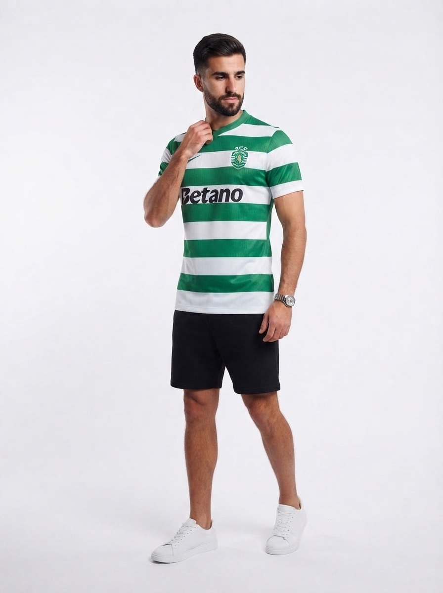 Sporting CP 2025/26 Home Jersey Player Version - Authentic Player [Slim Fit] Player [Slim Fit] Player [Slim Fit] Slim Fit