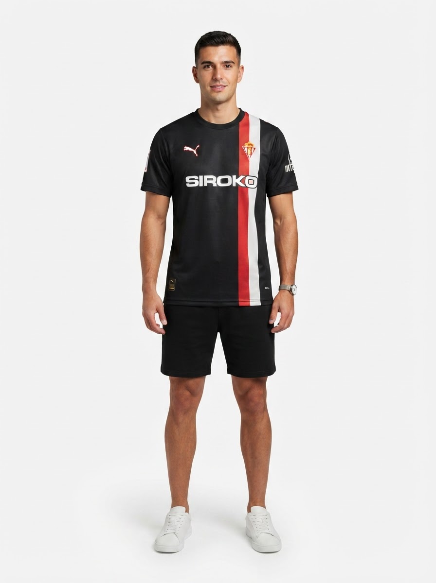Sporting de Gijón 2025/26 Away - Fan Version