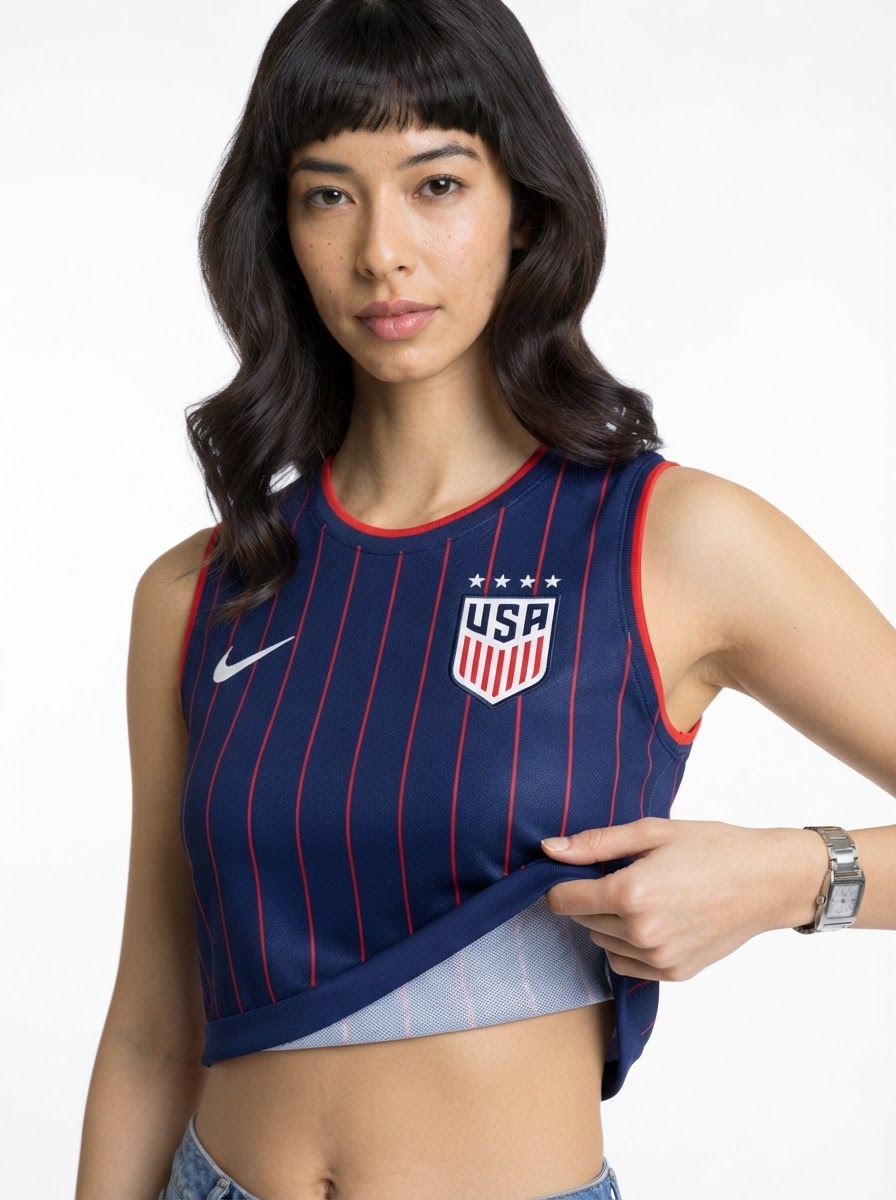 United States USA Women Away 2025 - Fan Version Cropped