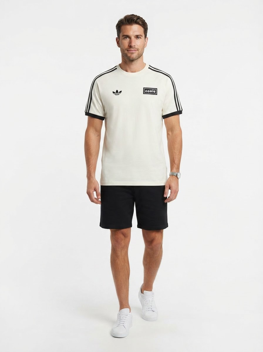 Originals Oasis Edition — Oasis Tour 3-Stripes Cream White Jersey