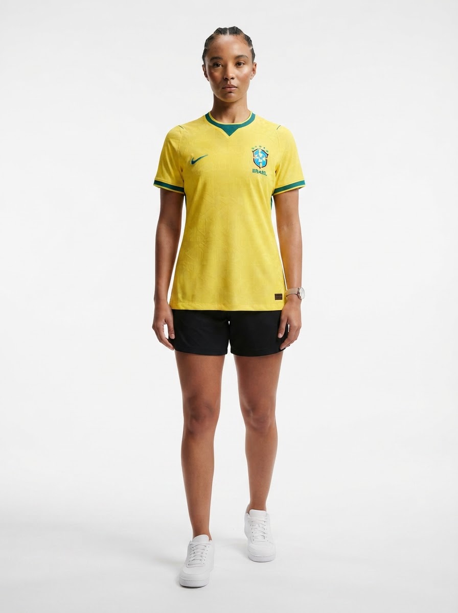 Brazil Player 2026 Women Feminina Home- World Cup 2026 - [Slim Fit]