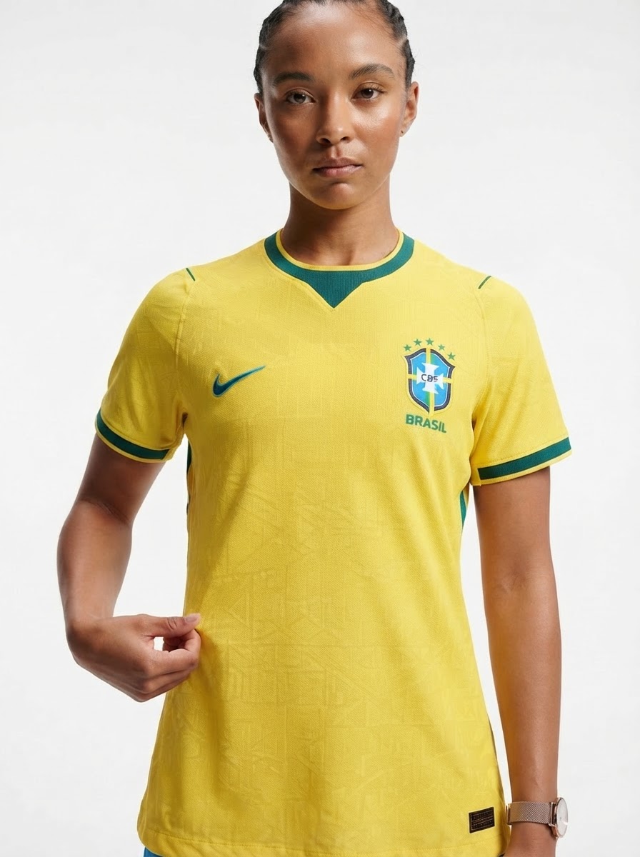 Brazil Player 2026 Women Feminina Home- World Cup 2026 - [Slim Fit]
