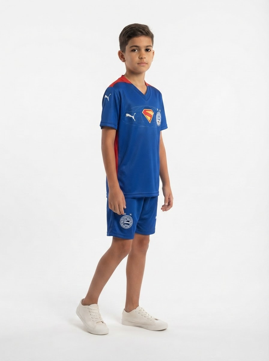 Kids Bahia 2025/26 Superman Collaboration Kit Infantil
