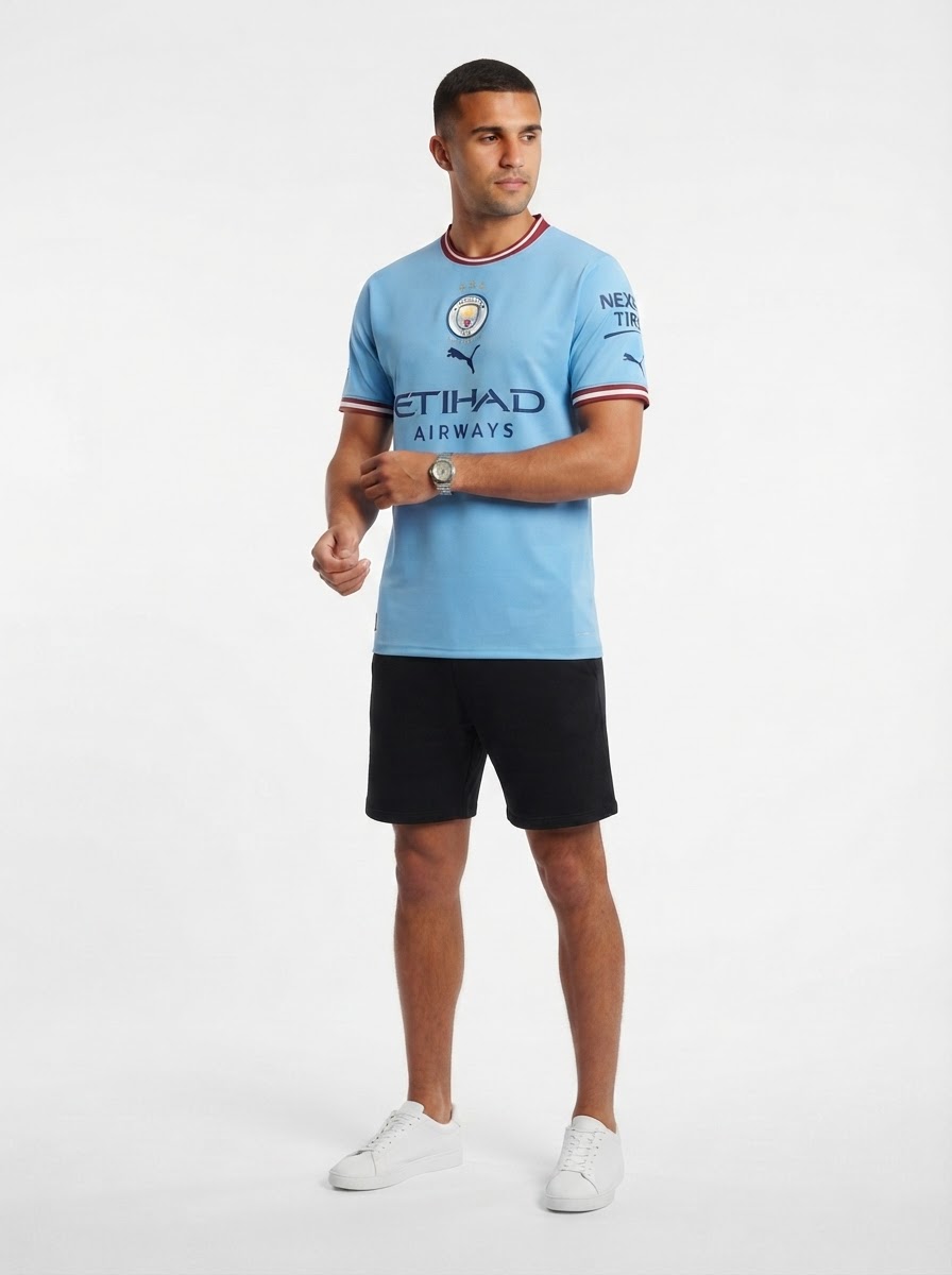 Treble Winners Manchester City 2023 Commemorative Jersey - Fan Version