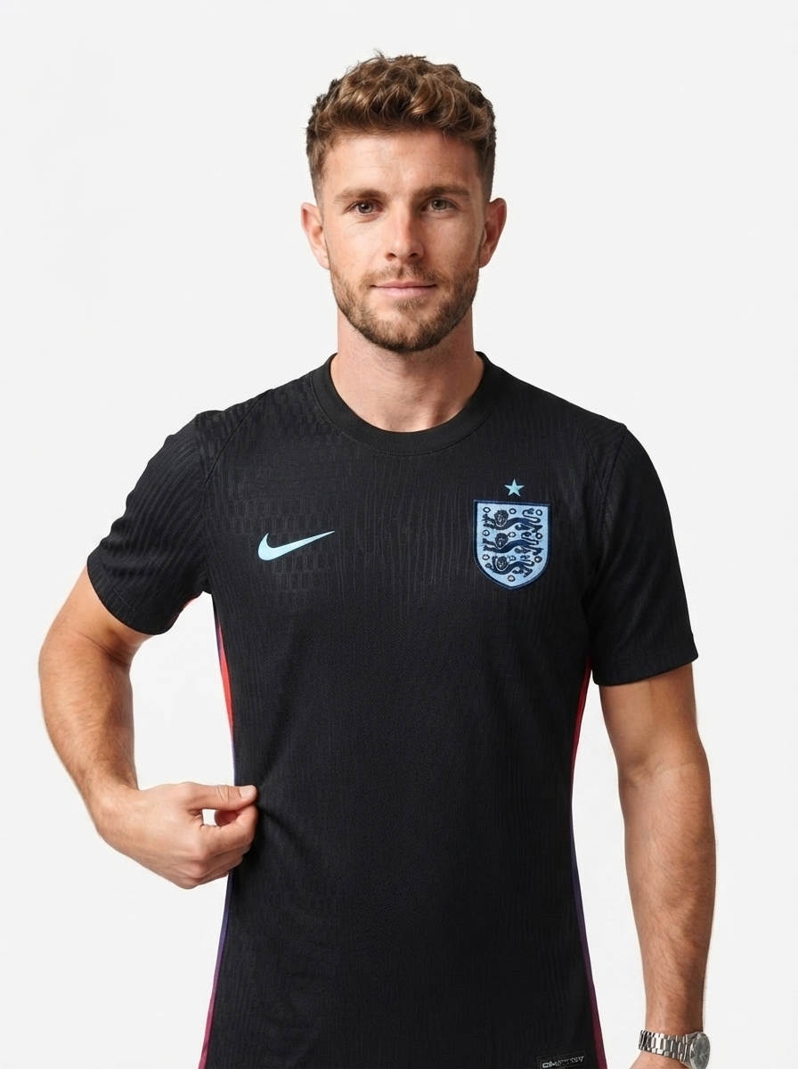 England 25/26 Training Jersey - Black - Player Version - Slim Fit