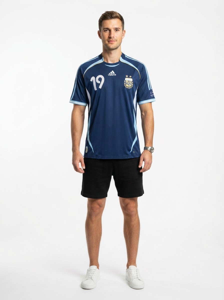 Argentina Away Jersey 2006 Messi #19 - Retro