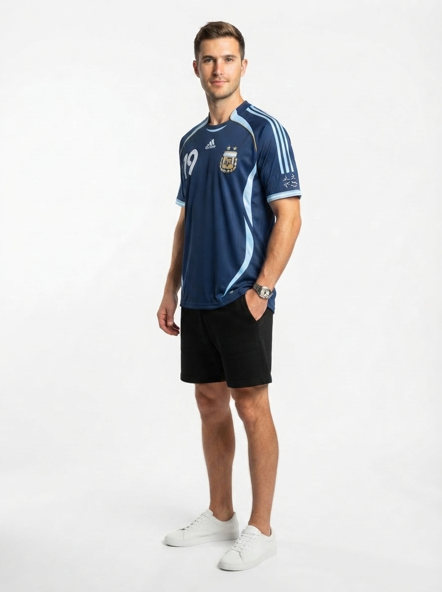 Argentina Away Jersey 2006 Messi #19 - Retro