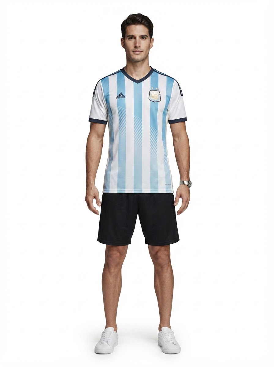 Argentina 2014 I Home Jersey - Retro Version