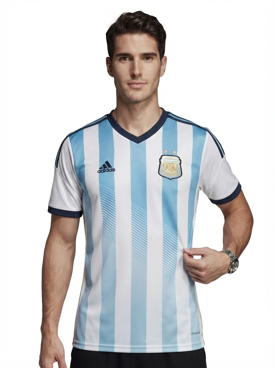 Argentina 2014 I Home Jersey - Retro Version