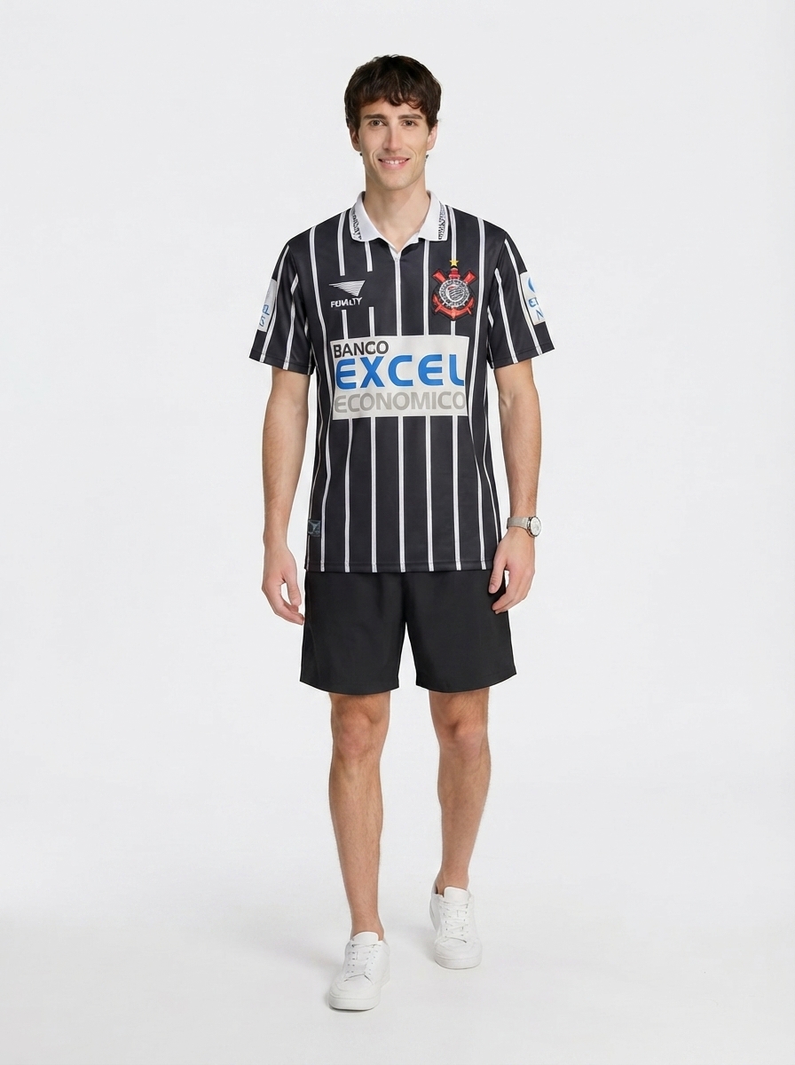 Corinthians 1995 I Away Jersey - Retro Version
