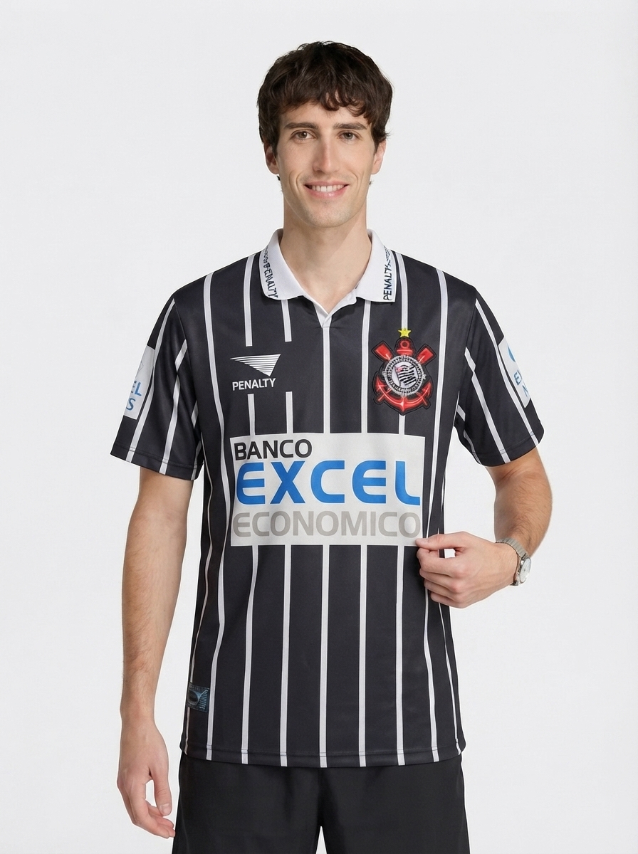 Corinthians 1995 I Away Jersey - Retro Version
