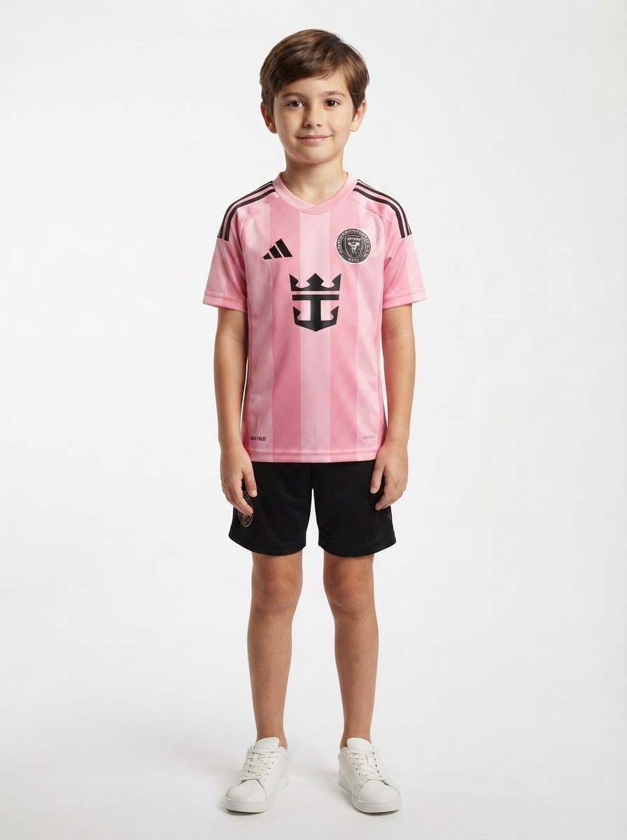 Kids Kit Inter Miami CF Lionel Messi 10 Home Fan Jersey 2025/26