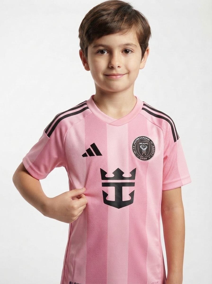 Kids Kit Inter Miami CF Lionel Messi 10 Home Fan Jersey 2025/26