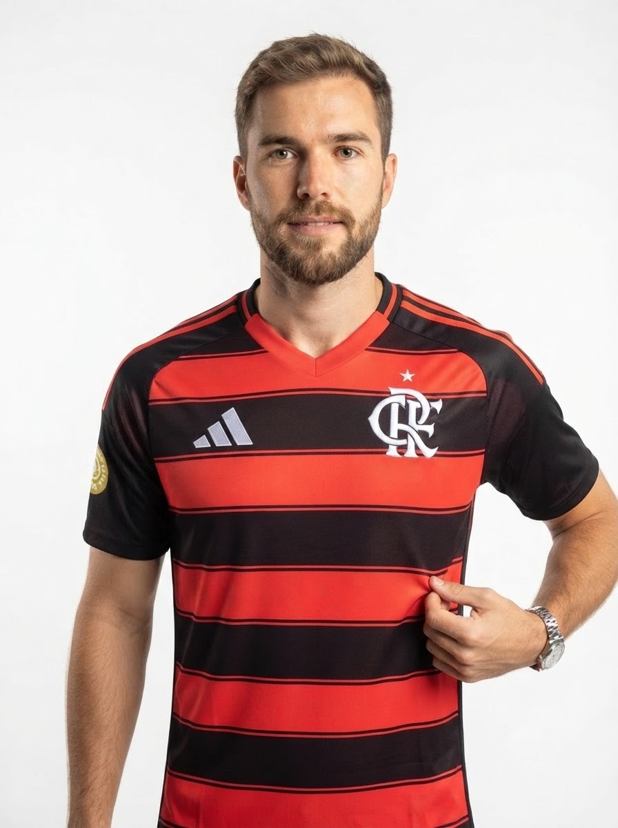 Jersey Flamengo 2025/26 I + Patch Mundial de Clubes