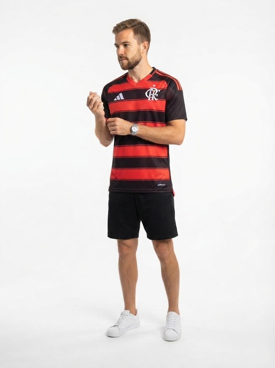 Jersey Flamengo 2025/26 I + Patch Mundial de Clubes