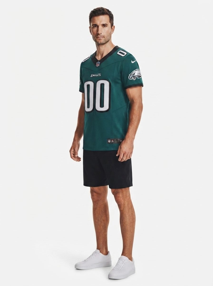 Philadelphia Eagles - Midnight Team Custom Jersey - Green