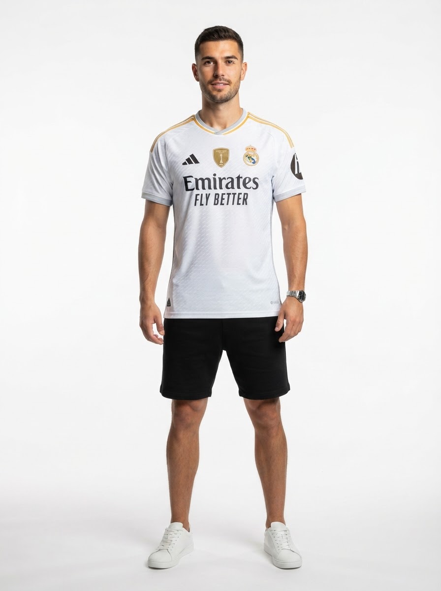 Real Madrid Ronaldo 7 Home Fan Jersey 2025/26 FIFA Intercontinental Champions Patch