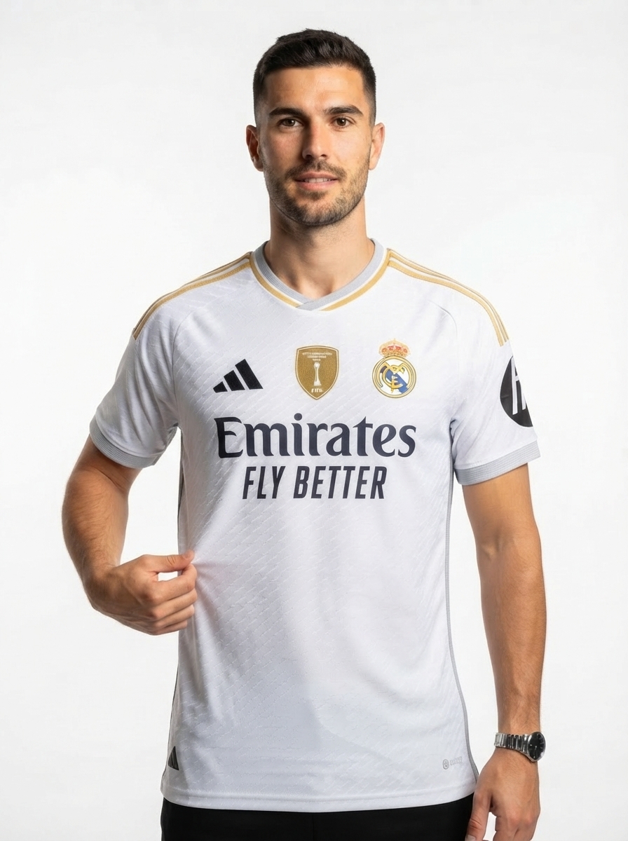Real Madrid Ronaldo 7 Home Fan Jersey 2025/26 FIFA Intercontinental Champions Patch