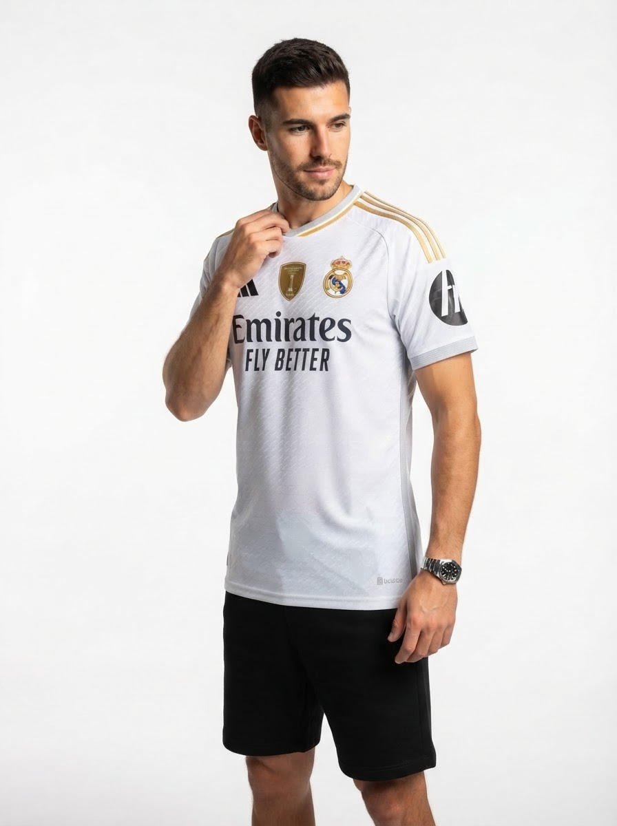 Real Madrid Ronaldo 7 Home Fan Jersey 2025/26 FIFA Intercontinental Champions Patch