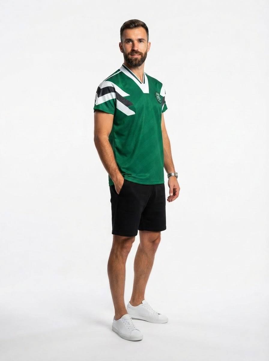 Camisola SPORTING VINTAGE retrô verde ANOS 90 - 2025/26 [pré venda: 11 a 22 dias úteis]
