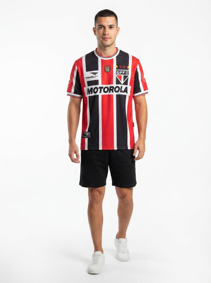 Sao Paulo Retro Away 2000 Jersey Motorola
