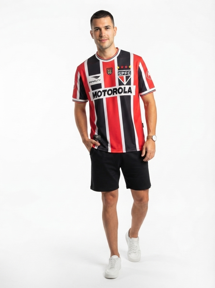 Sao Paulo Retro Away 2000 Jersey Motorola