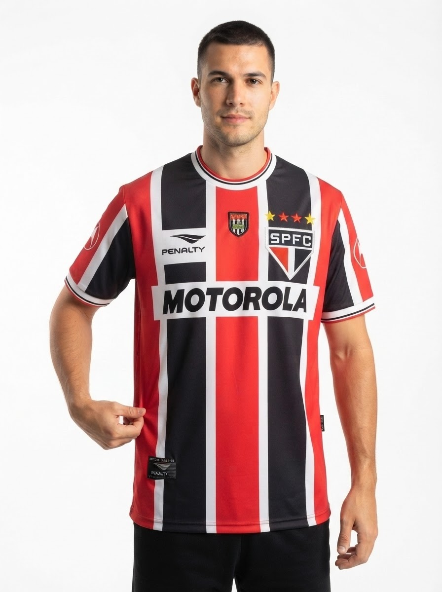 Sao Paulo Retro Away 2000 Jersey Motorola