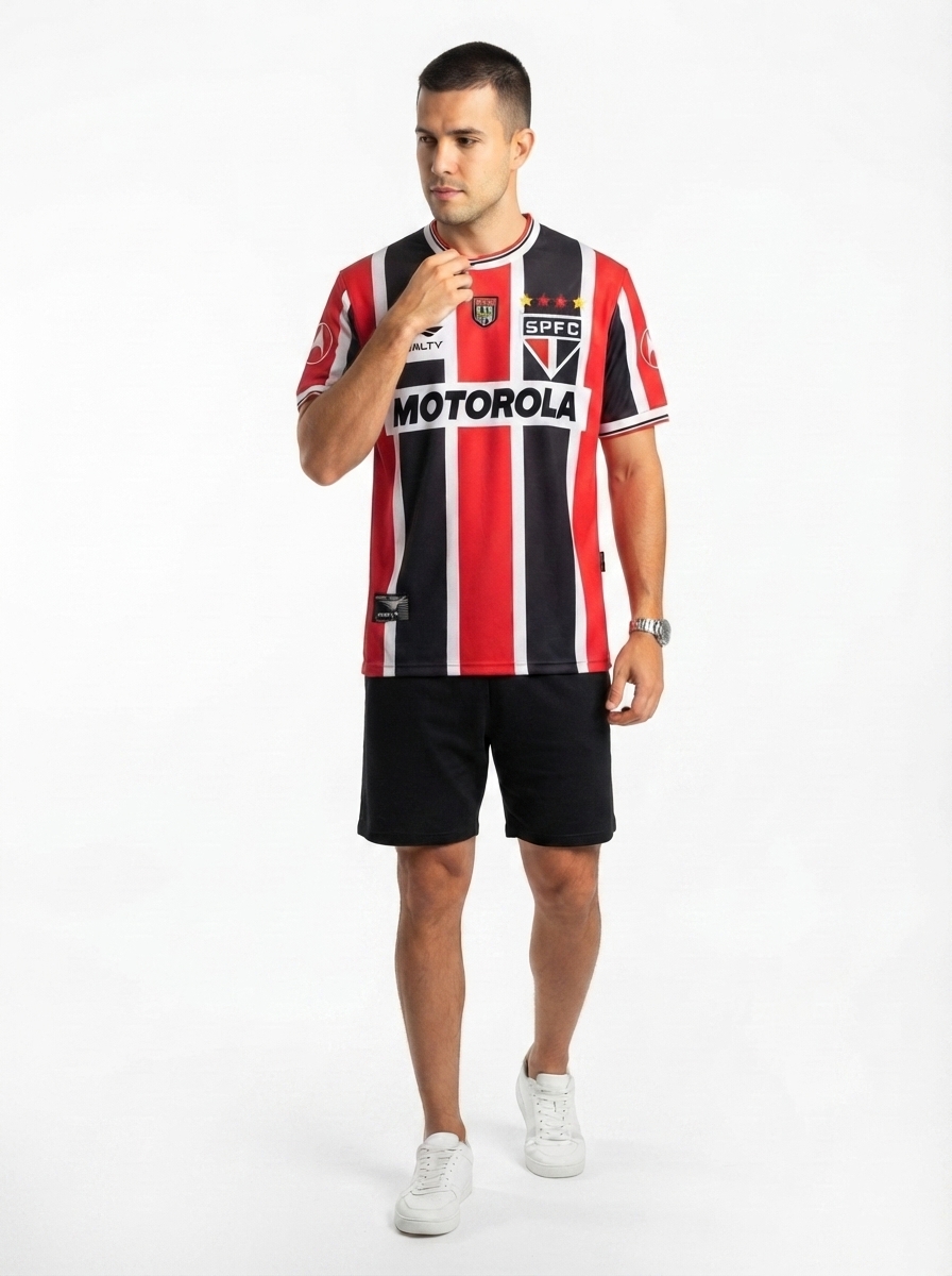 Sao Paulo Retro Away 2000 Jersey Motorola