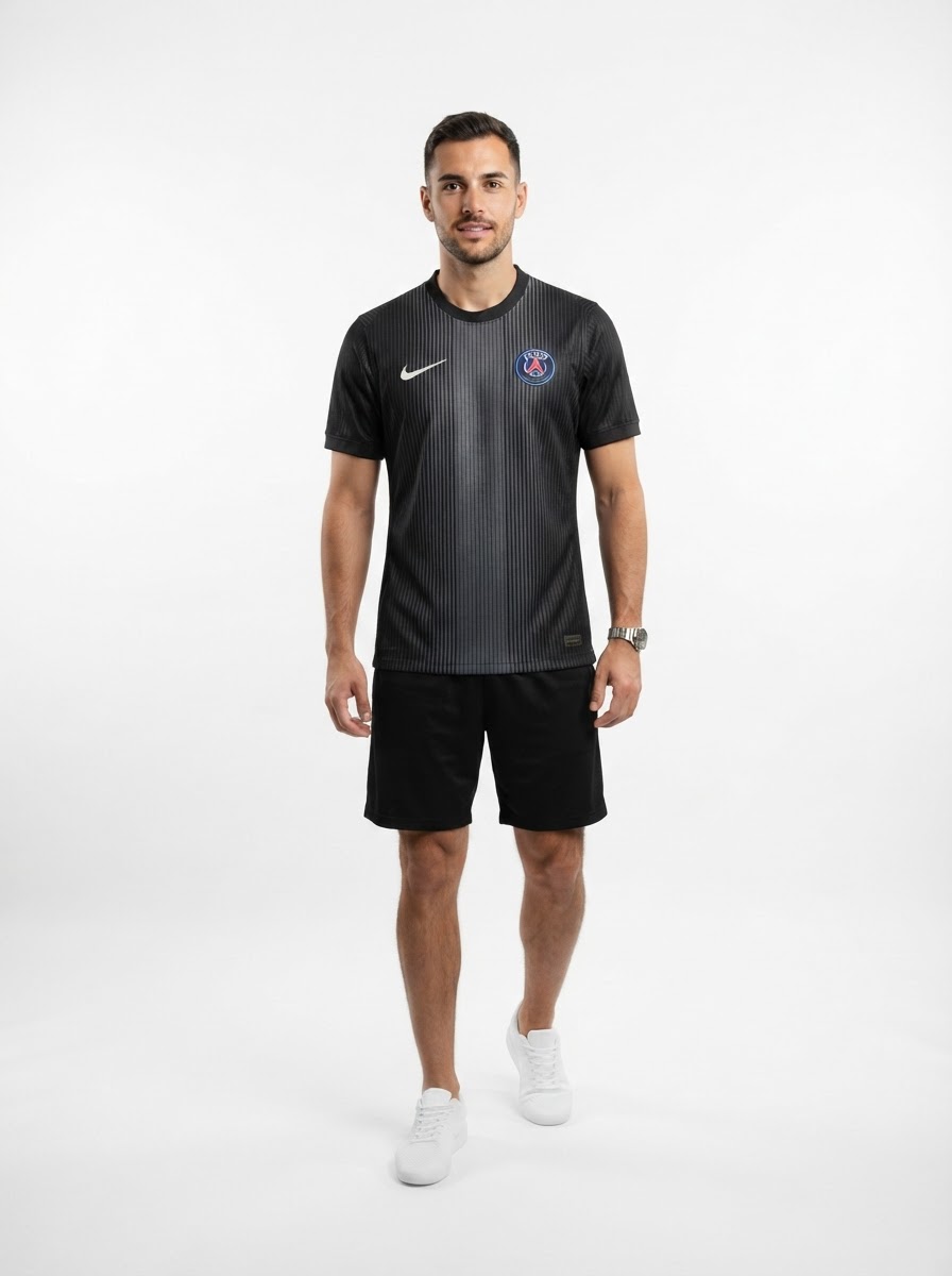 Paris Saint-Germain (PSG) 25/26 Goalkeeper Jersey - Black - Player Version - Slim Fit