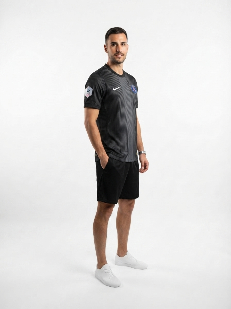 Paris Saint-Germain (PSG) 25/26 Goalkeeper Jersey - Black - Player Version - Slim Fit