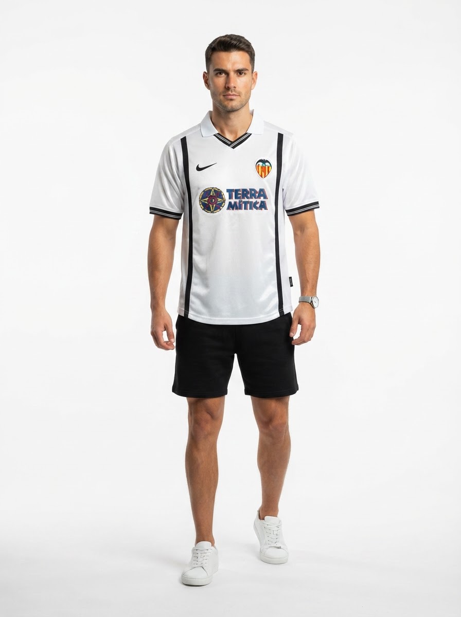 Valencia 00/01 I Home Jersey - Retro Version
