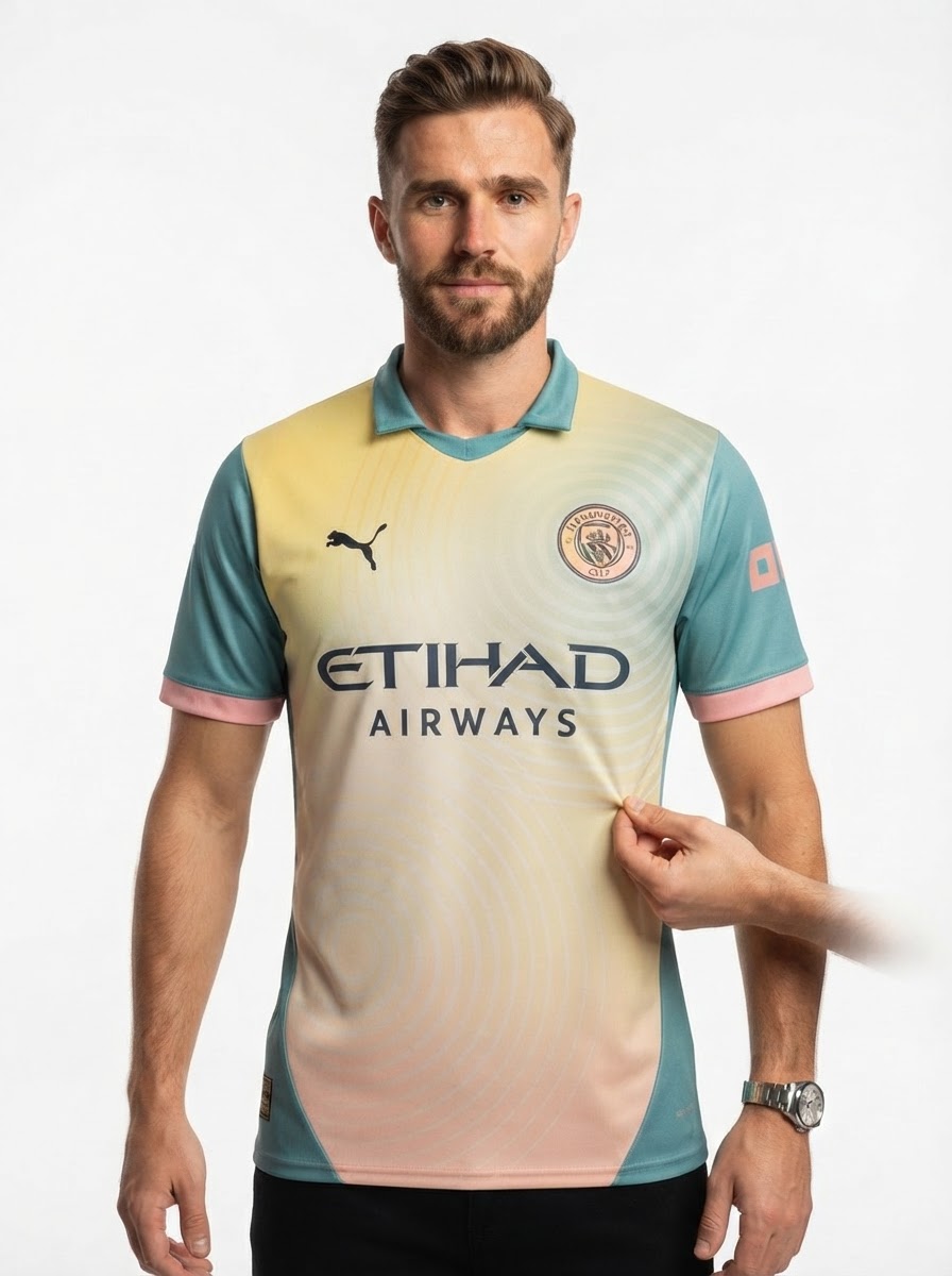 Manchester City 24/25 IV Fourth Definitely City Jersey - Fan Version