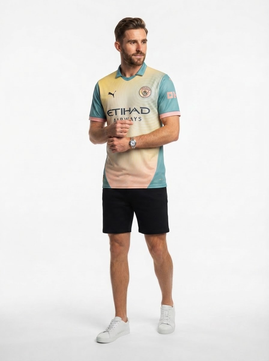 Manchester City 24/25 IV Fourth Definitely City Jersey - Fan Version