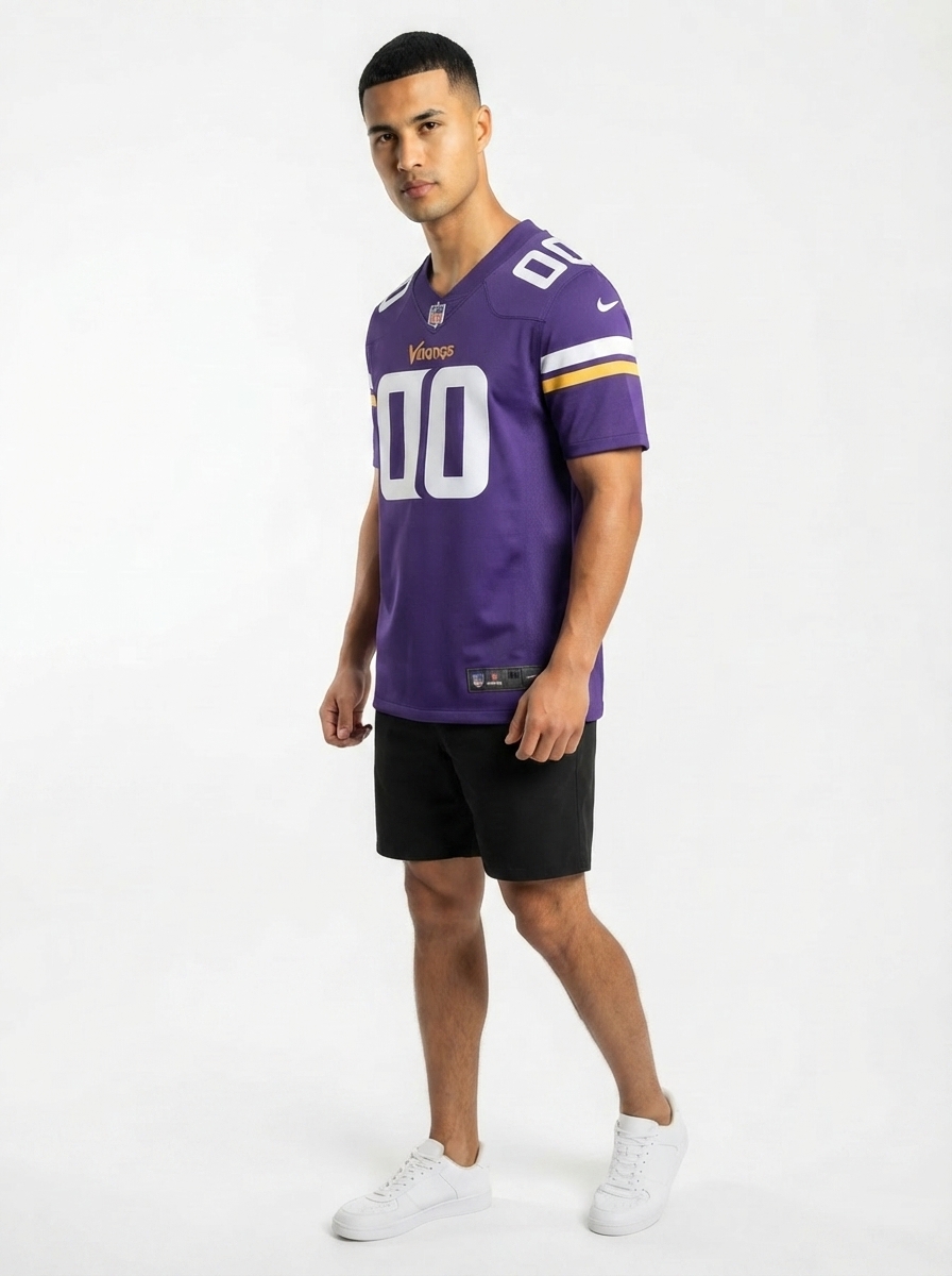 Minnesota Vikings - Custom Jersey - Purple
