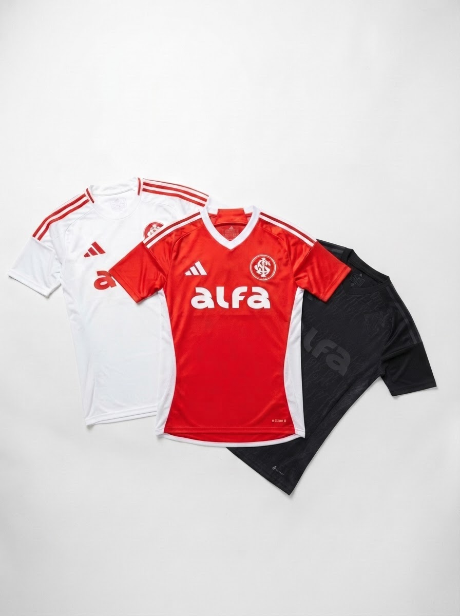 Internacional Home, Away e Third 2025/26 - Kit 3 - Fan Version