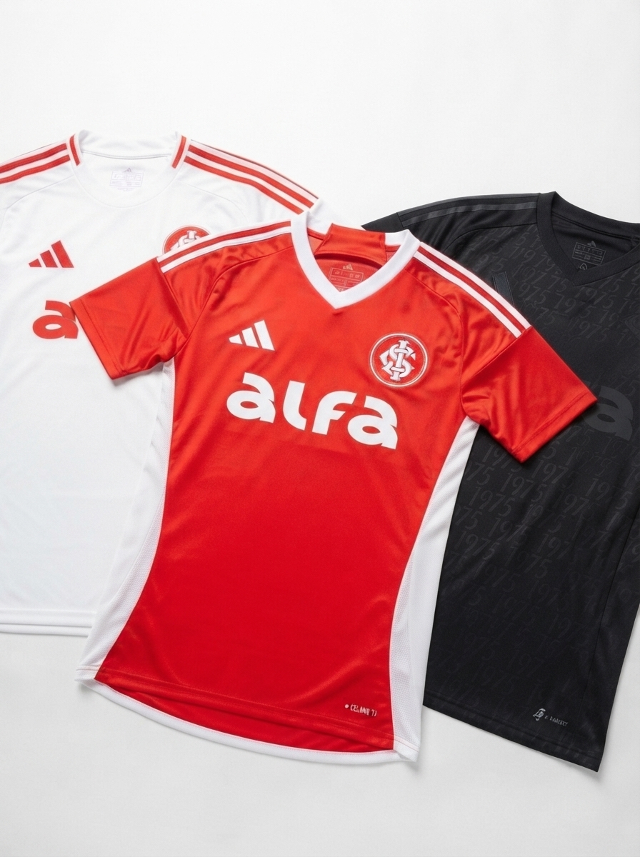Internacional Home, Away e Third 2025/26 - Kit 3 - Fan Version