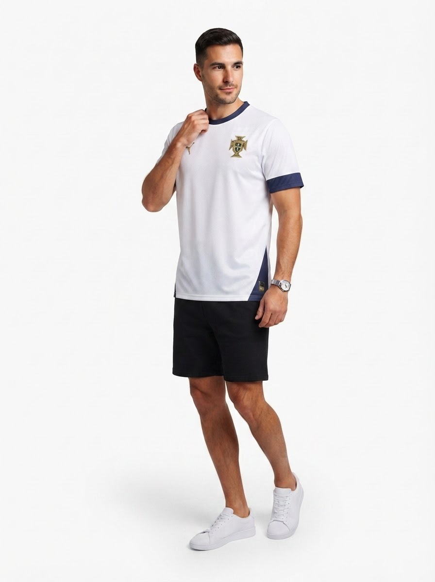 Portugal 25/26 Training Jersey - White - Fan Version