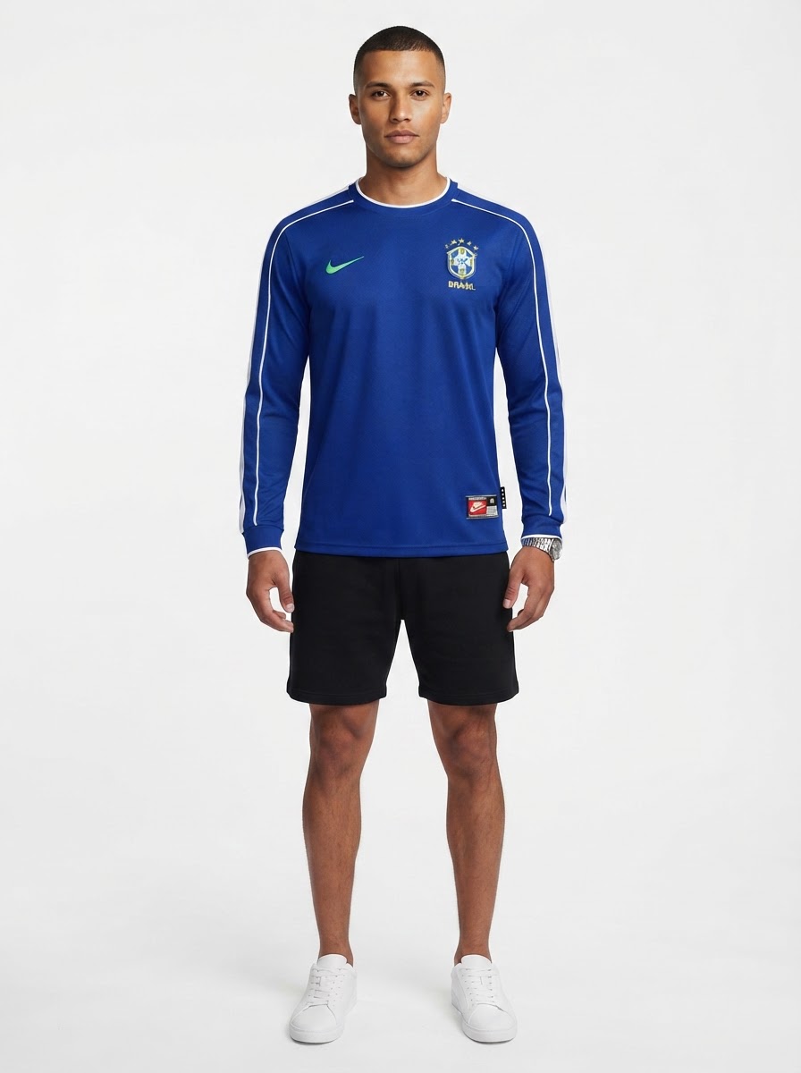 Jersey Brasil 1998/99 II Retro Longsleeve Man