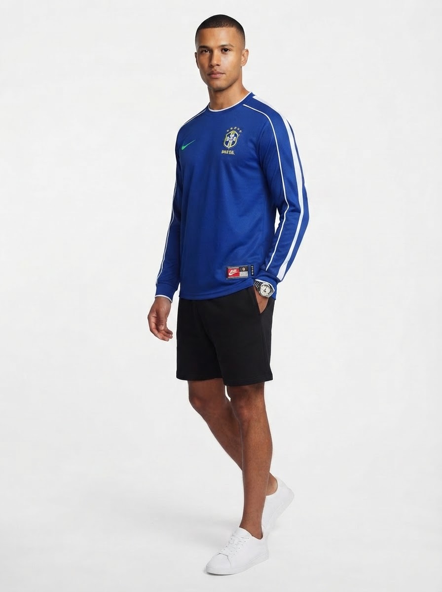 Jersey Brasil 1998/99 II Retro Longsleeve Man